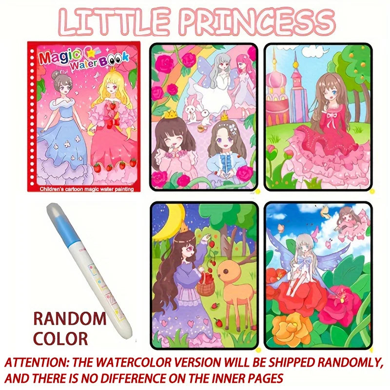 Reusable Water-Reveal Activity Book