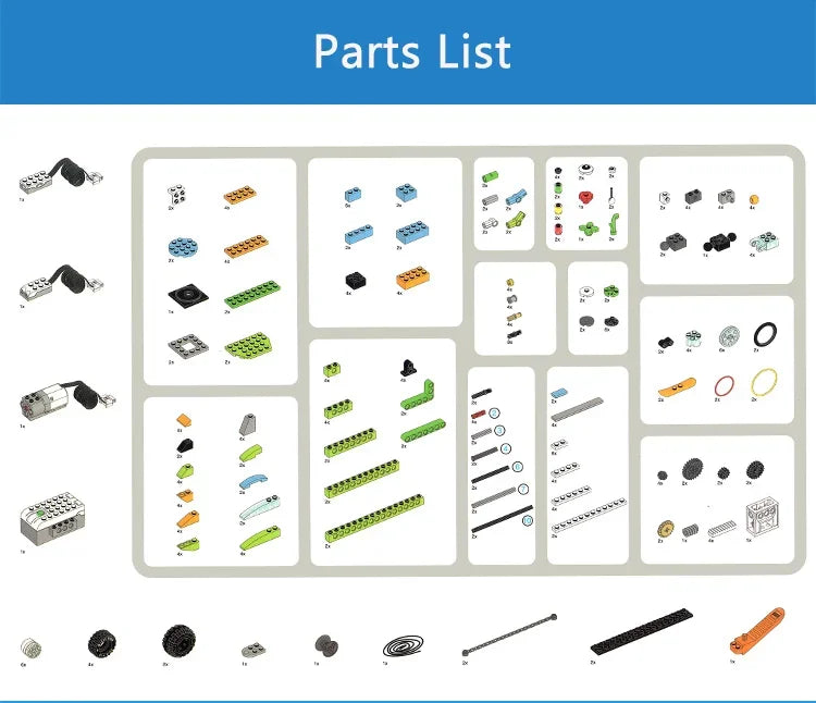 WeDo 2.0 Educational Functions Parts Compatible 45300 Core Set Building Blocks DIY Toys Christmas Gifts Charge Version