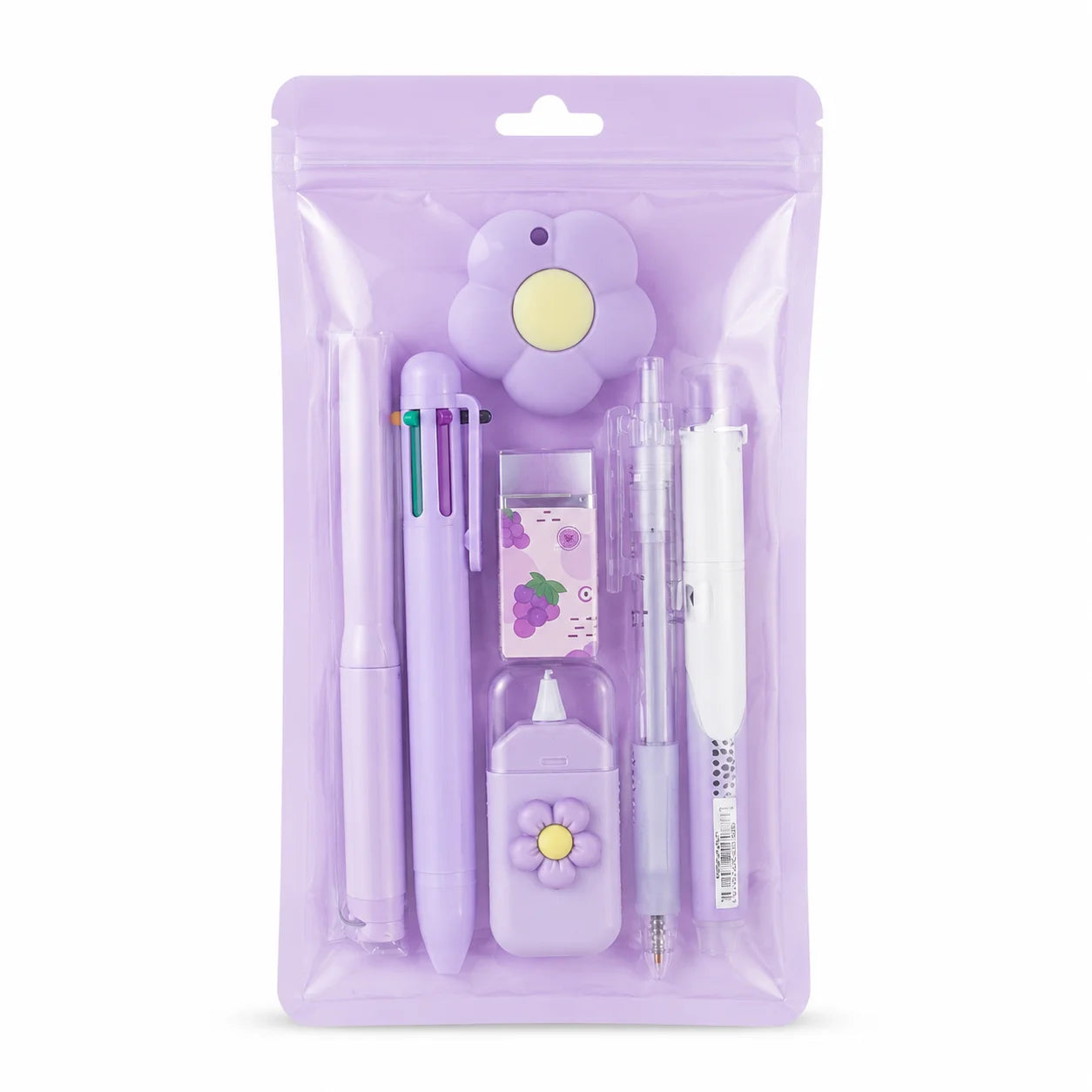 Kawaii Stationery Set 7pcs Cute School Gift Pack for Girls Teens