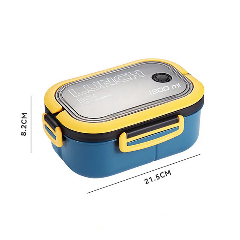 Double-layer Lunch Box Student Office Worker Bento Box Outdoor Picnic Fruit Food Container Light Salad Reducing Meal Lunch Bags
