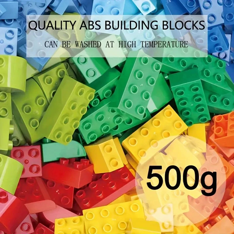 Building blocks large particles classic 100 basic bricks DIY puzzle toys children's toys holiday gifts parent-child interaction