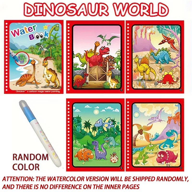 Reusable Water-Reveal Activity Book